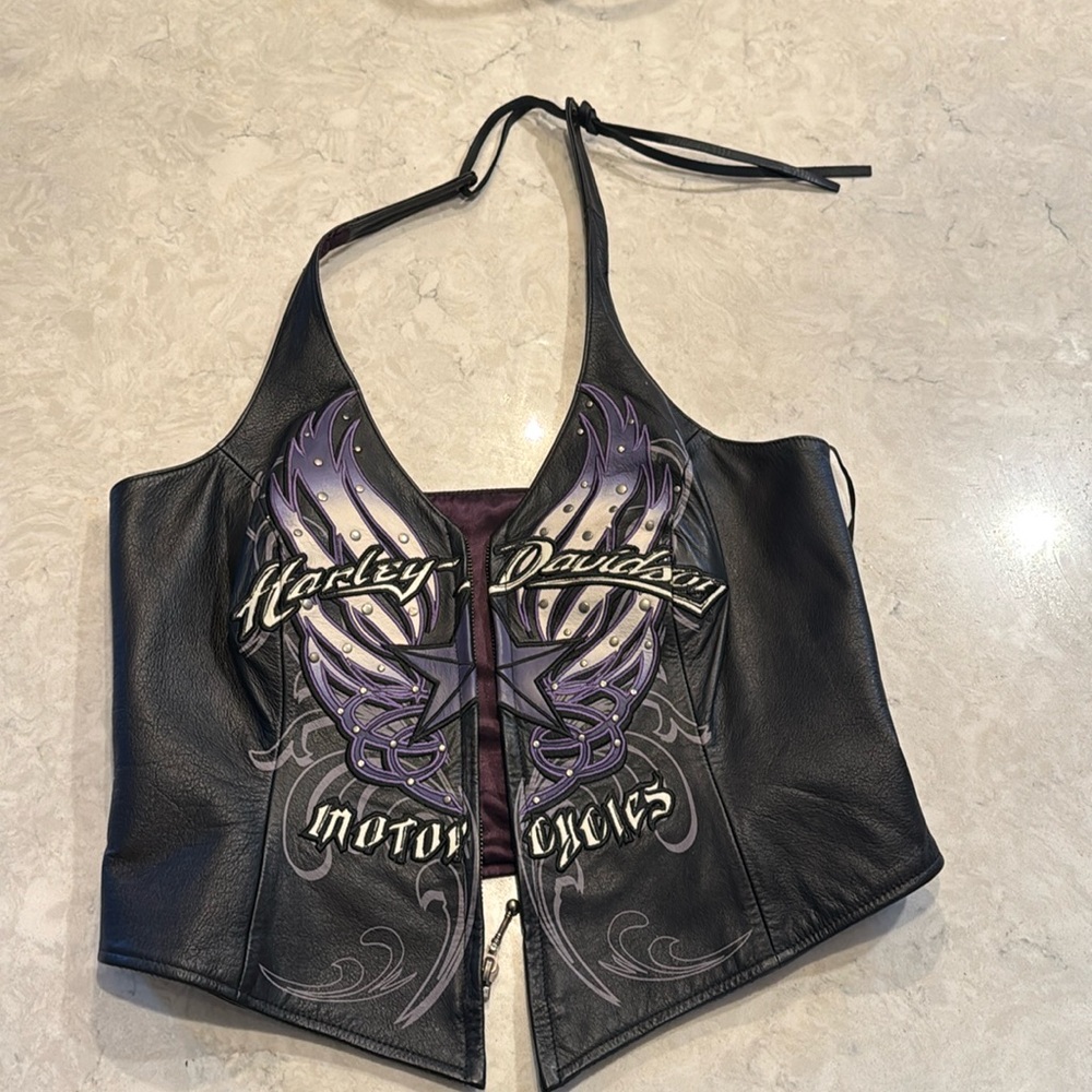Women’s Harley Davidson halter top.